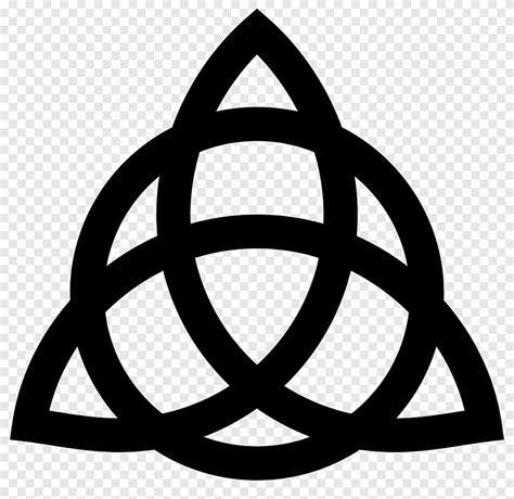 Triquetra Logo Television Symbol, charmed, triangle, symmetry png | PNGEgg