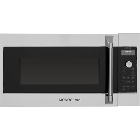 Monogram - Advantium 1.7 Cu. Ft. Convection Over-the-Range Microwave - Black/stainless steel at ...