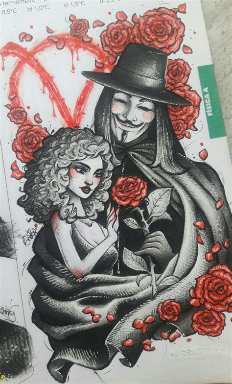 V for Vendetta #vforvendetta | Character art, Art drawings sketches ...