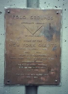 Polo Grounds - history, photos and more of the New York Giants former ...