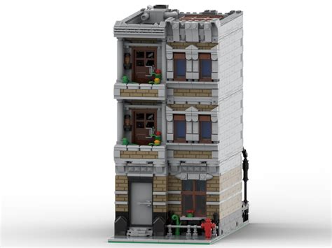 LEGO MOC New York City Apartments by Huebre | Rebrickable - Build with LEGO