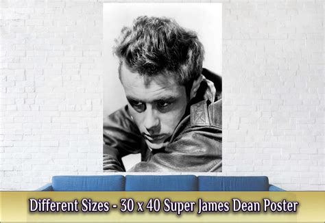 James Dean Poster Hollywood Legend Vintage Photo Iconic - Etsy