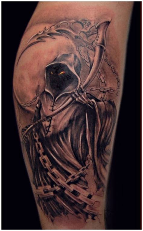 29 Cool Grim Reaper Tattoo Designs