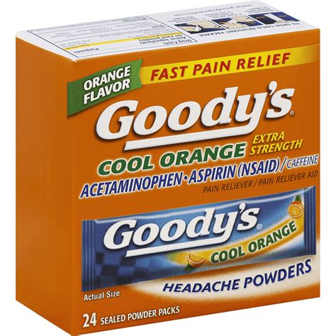 Goodys Headache Powders, Extra Strength, Sealed Powder Packs, Cool ...