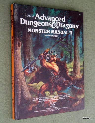 Monster Manual II [2] (Advanced Dungeons & Dragons)