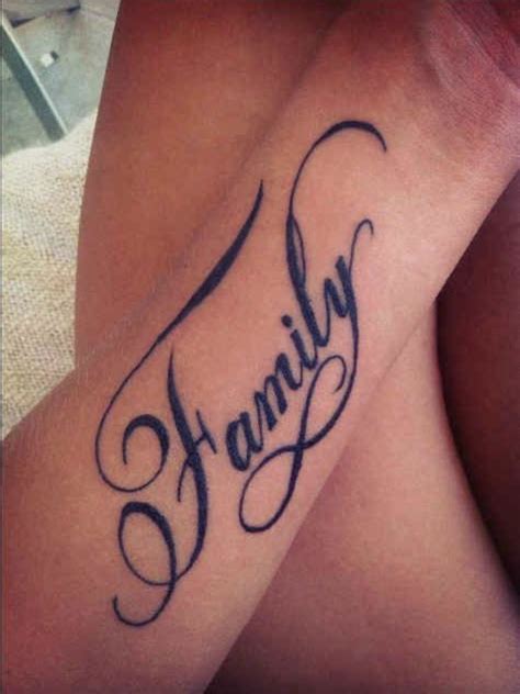 25 Adorable Family Tattoo Designs | Typography tattoo, Family tattoos ...