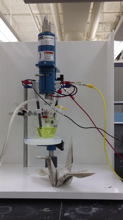 Electrochemistry . Electrochemical setup for rotating ring disc ...