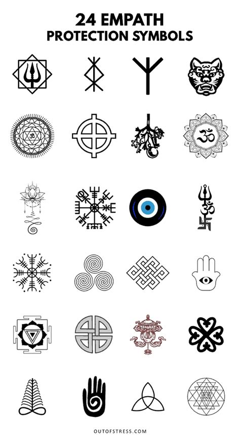 24 Empath Protection Symbols You Can Use in Your Life | Protection symbols, Protection tattoo ...