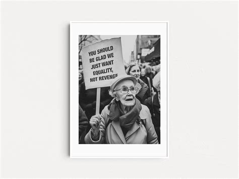 Feminist Poster Activist Art Womens March Art Print - Etsy