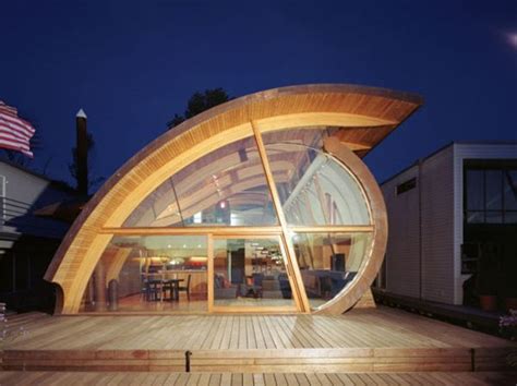 Architectural Wonders: 12 Curved Roof Buildings That Will Blow Your Mind | Floating house design ...