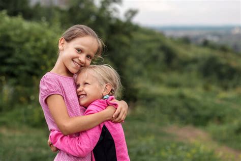 Children Hugging Images