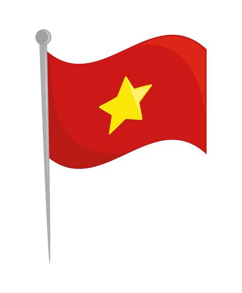 bandera de vietnam 4229664 Vector en Vecteezy