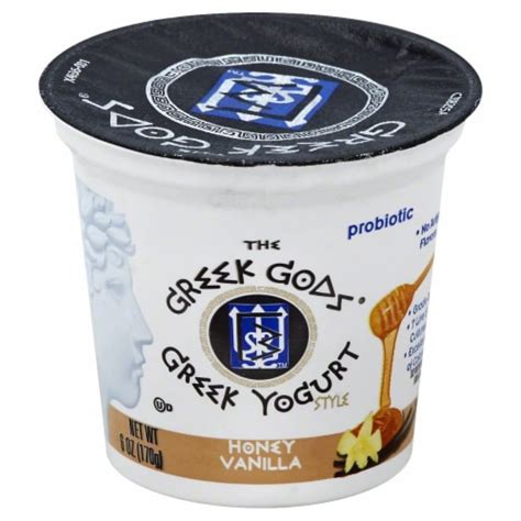 The Greek Gods Honey Vanilla Greek Yogurt, 6 oz - Kroger