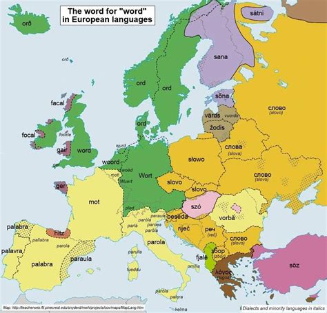 Amazing Maps on Twitter | European languages, Language map, Map