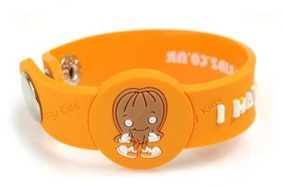 Nut allergy, wristband, children