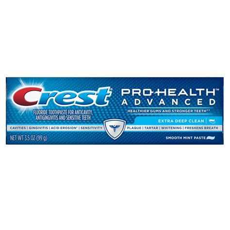 Crest Pro-Health Advanced Extra Deep Clean Toothpaste 3.5 oz. - Walmart.com