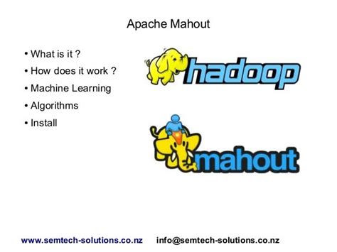 An introduction to Apache Mahout