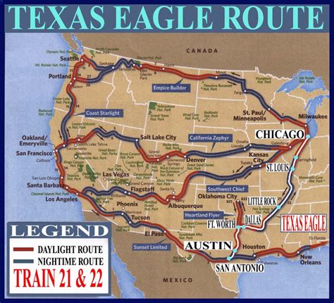 Amtrak Texas Eagle Route Map | Business Ideas 2013