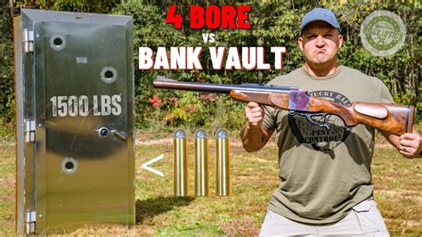 4 BORE Rifle vs Bank Vault 💰 (The Biggest Rifle Ever !!!) - YouTube