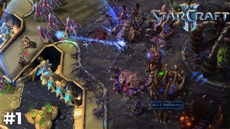 Starcraft 2 (Gameplay 1) Offline vs Medium Ai (Pc Strategy) No ...