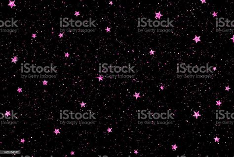 Background Illustration Of Beautiful Glittering Stars Stock Illustration - Download Image Now ...