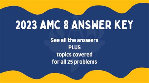 2023 AMC 8 Answer Key Released - Areteem Institute Blog