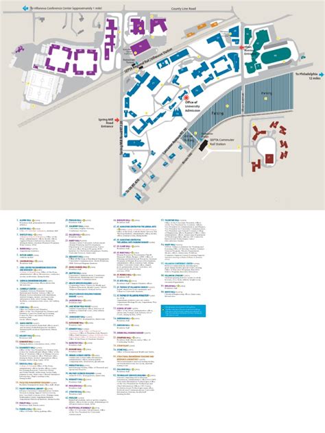 Villanova Campus Map | PDF | Academia