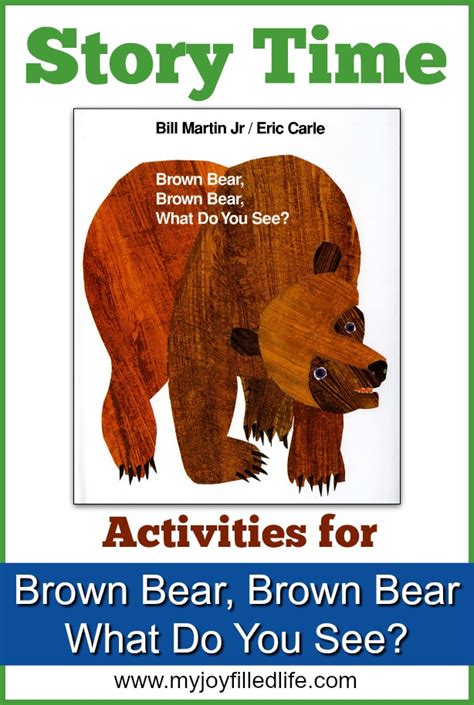 Brown Bear, Brown Bear Story Time Activities - My Joy-Filled Life