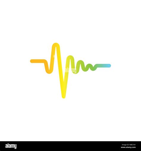 Sound wave graphic design template vector isolated illustration Stock ...