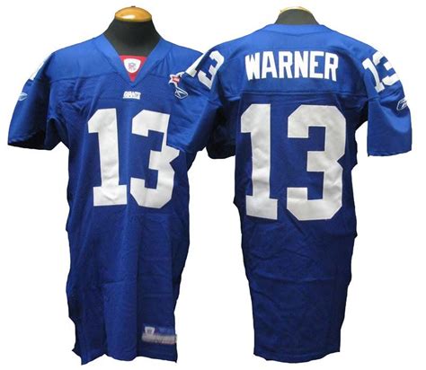 Lot Detail - 2004-2005 Kurt Warner New York Giants Game-Used Home Jersey