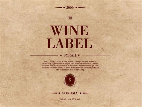 38 free wine bottle label template microsoft word