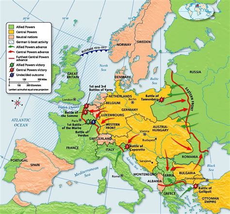 Image result for world war one map trenches Battle Of Tannenberg ...