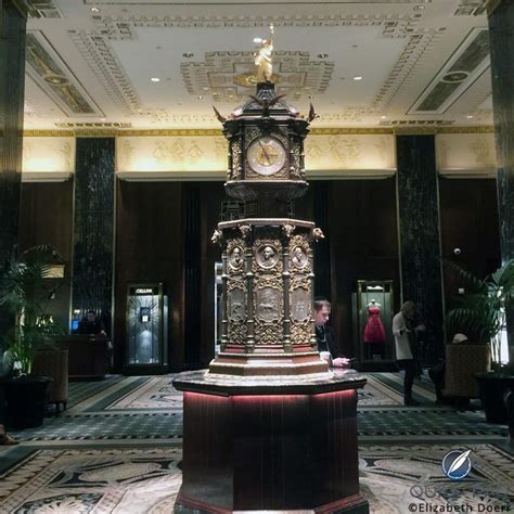 The Fantastic Clock In The Lobby Of New York City’s Waldorf-Astoria Is Pure History - Quill & Pad