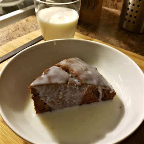 Coffee Cake with a Creamy Nutmeg Sauce - Evelyn Chartres