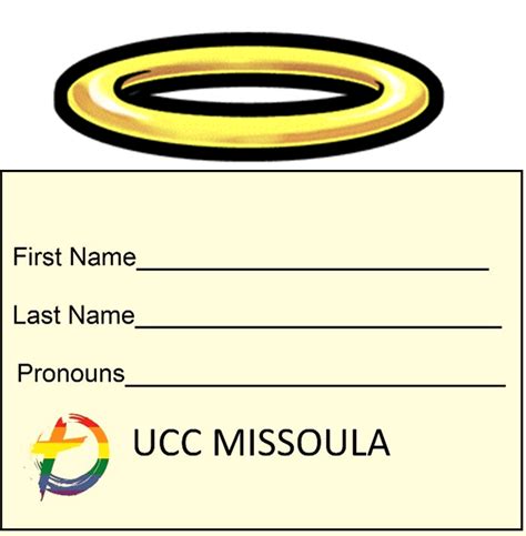 Name Badge Heaven! – UCC Missoula