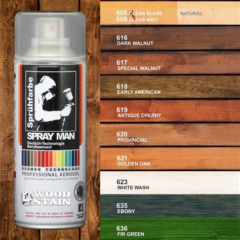 Wood Varnish Wood Stain Spray Man Product Shellac Lacquer Syelek Kayu Aerosol Spray | Shopee ...