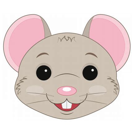 Rat Mask Printable - Masks for Children | Animal masks, Mouse mask ...