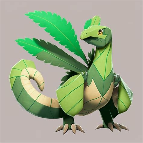 +25 Green Pokemon Explained (3D Images) - Eggradients.com