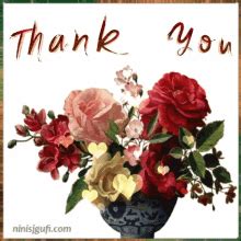 Thank You Flowers GIFs | Tenor