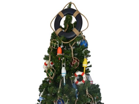 Buy Blue Lifering Christmas Tree Topper Decoration - Beach Decor