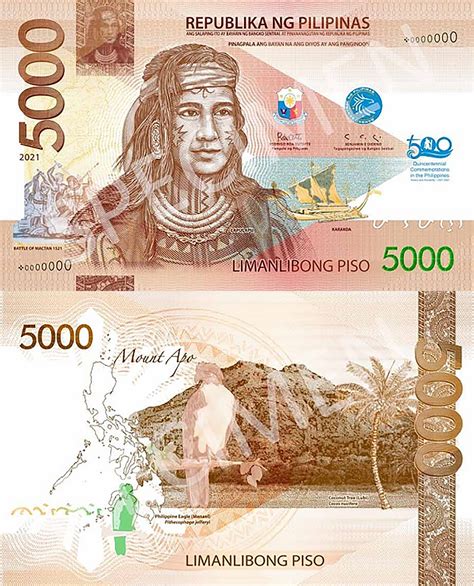 Philippines 5000 Pesos 2021 | Billetes del mundo, Billetes, Monedas