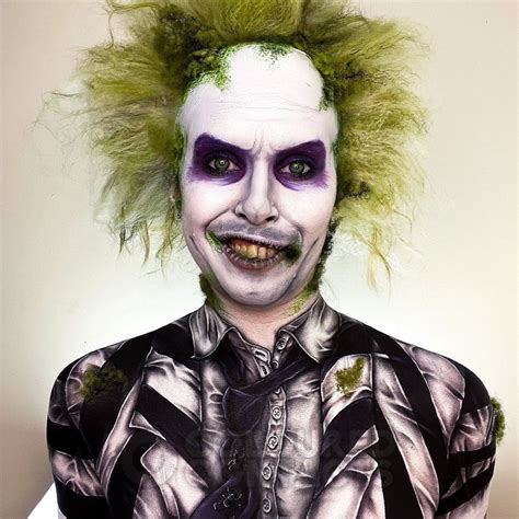 Beetlejuice Face Makeup | Saubhaya Makeup