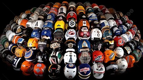 Hockey Helmets Nhl Team Background, Nhl Pictures Background Image And Wallpaper for Free Download