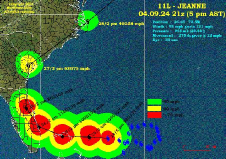 HURRICANE/TROPICAL STORM JEANNE - 2004