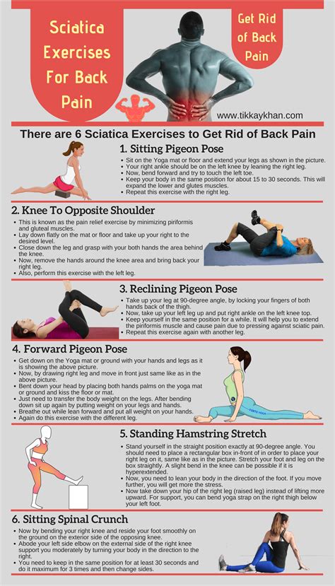 Sciatica Exercises For Back Pain. If you have sciatica or back pain try these exercises at home ...
