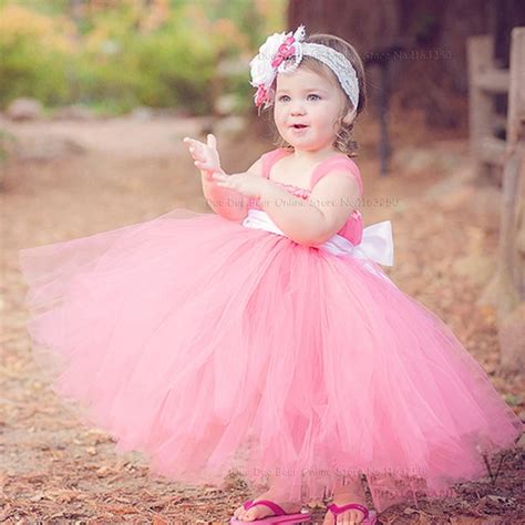 Beautiful Infant Princess Girl Fashion Dress Baby Flower Girl Dresses ...