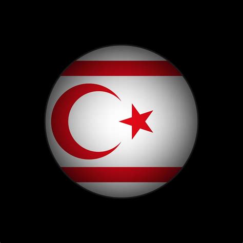 Country Northern Cyprus. Northern Cyprus flag. Vector illustration ...