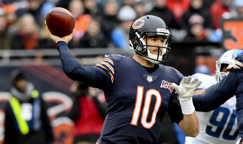 Mitch Trubisky Delivers His Best Game With the Season at Stake