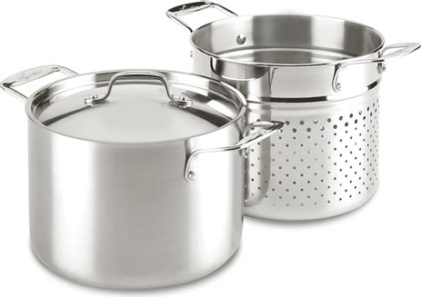 Lagostina stainless steel pasta pot with strainer has a limited ...