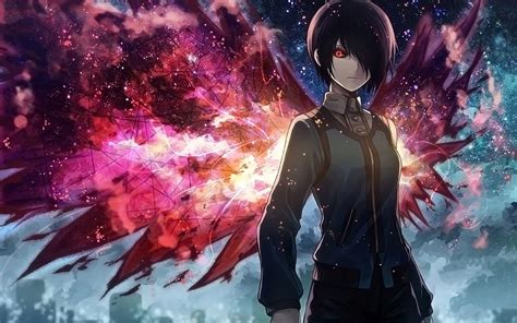 Ken Kaneki with wings - Tokyo Ghoul HD desktop wallpaper : Widescreen : High Definition : Fullscreen